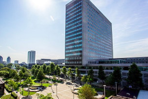Picture published under creative commons by RSM erasmus. https://commons.wikimedia.org/wiki/File:Rotterdam_School_of_Management_Erasmus_University_Campus_summer.jpg